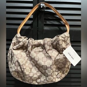 Nine West Tan‎ Geometric Shoulder Bag